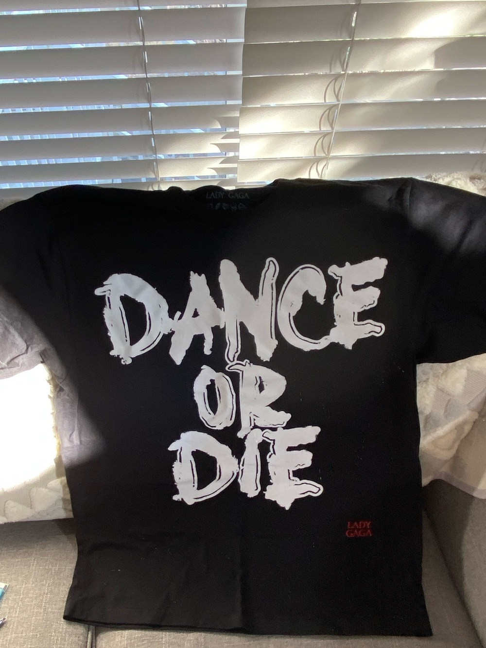 Lady Gaga Mayhem ball tour Dance or Die t shirt
